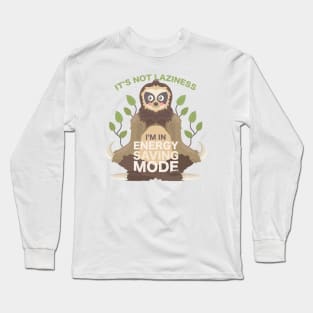 Energy Saving Mode Long Sleeve T-Shirt